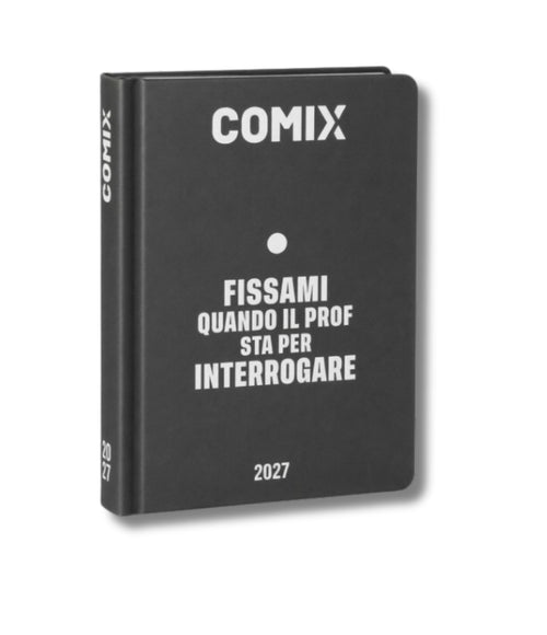 Diario Agenda 13 Mesi 2026/2027 Standard Comix Easy Dark Grey