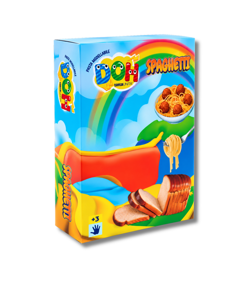 SET PASTA MODELLABILE DOH SPAGHETTI TINTA UNITA