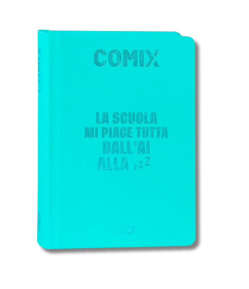 Diario Agenda Standard 16 Mesi 2026/2027 Comix Turchese