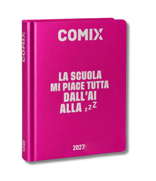 Diario Agenda 13 Mesi 2026/2027 Standard Comix Easy Pink