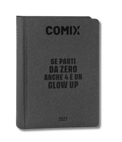 Diario Agenda Standard 16 Mesi 2026/2027 Comix Charcoal