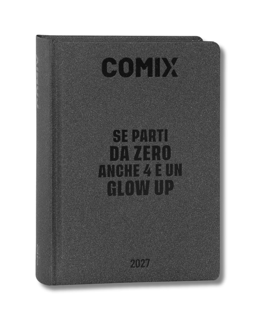 Diario Agenda Mignon Plus 16 Mesi 2026/2027 Comix Charcoal