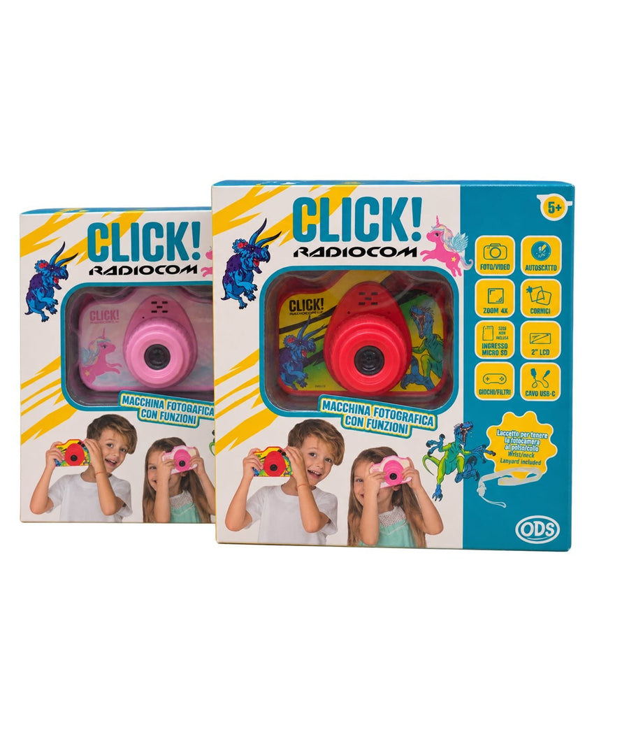 Click! Radiocom Macchina Fotografica Con Funzioni