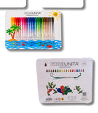 Set 24 Pennarelli Brush Bi-Punta Tintaunita Tropical Edition - foto 2