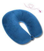 Cuscino da viaggio Explora - memory foam - azzurro - foto 1