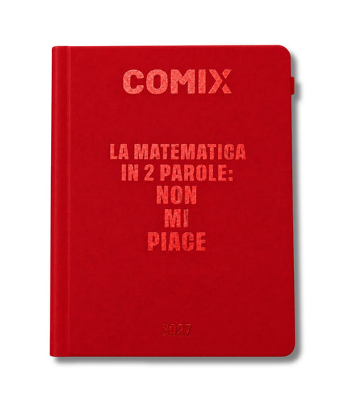 Diario Agenda Mini 16 Mesi 2026/2027 Comix Red
